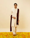 Manyavar Men Classic Maroon Dupatta