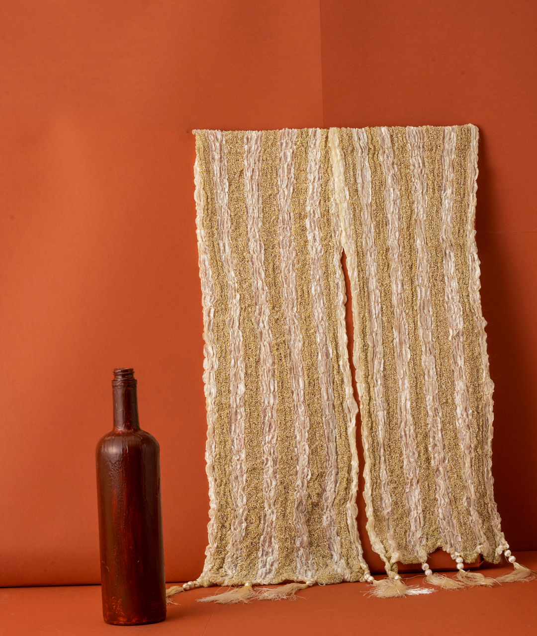 Manyavar Men Glistening Cream Dupatta