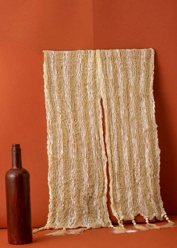 Manyavar Men Glistening Cream Dupatta