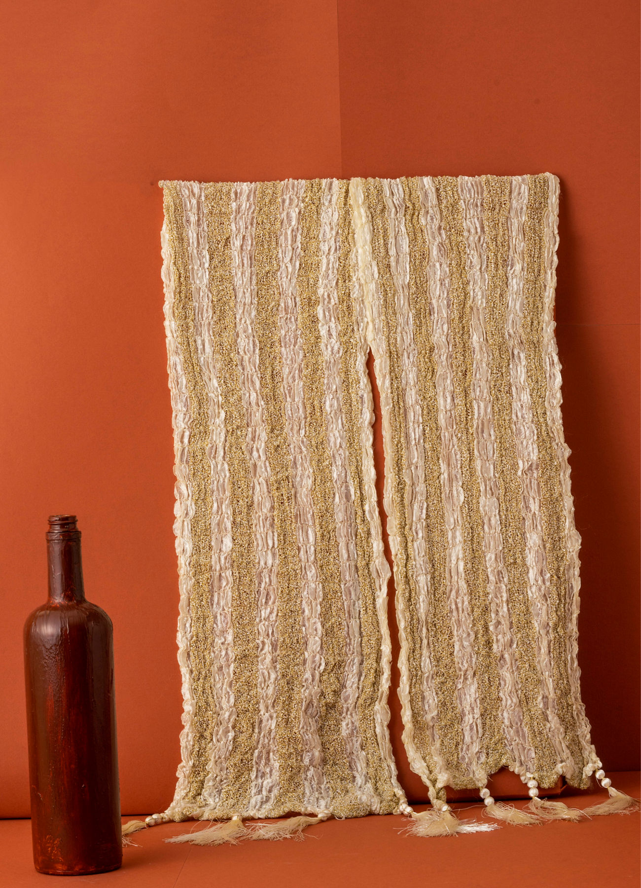 Manyavar Men Glistening Cream Dupatta