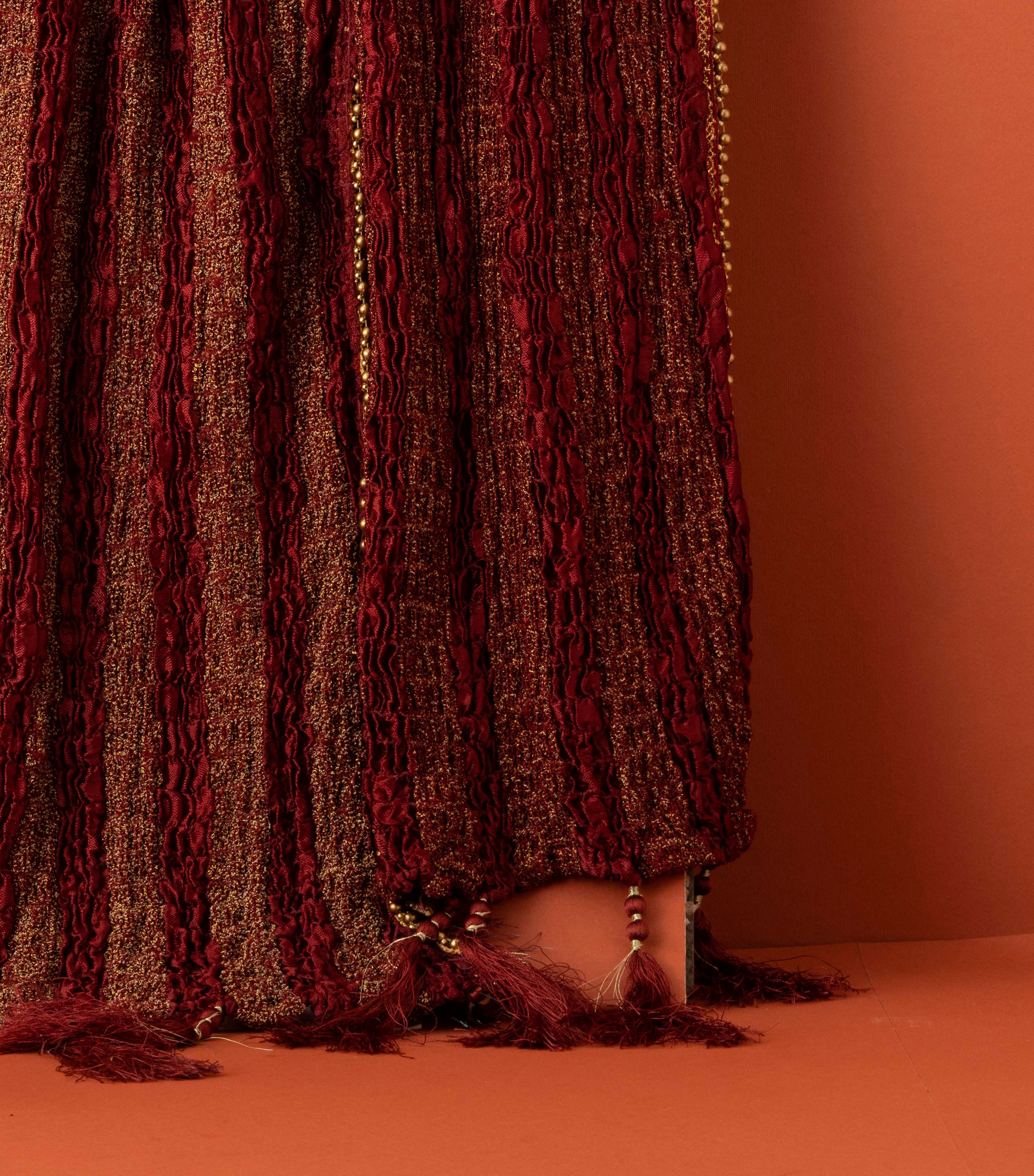 Manyavar Men Maroon Charm Dupatta