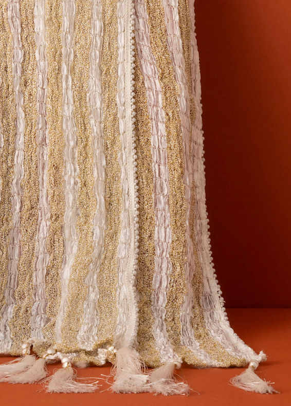 Manyavar Men Warm White Elegance Dupatta