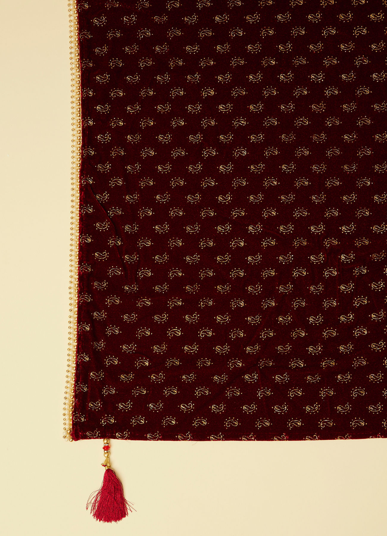 Manyavar Men Smart Maroon Dupatta