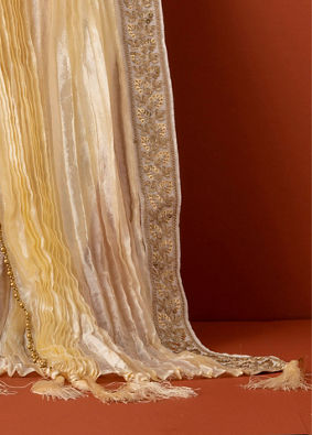 Manyavar Men Cream Elegance Dupatta