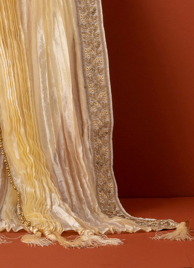 Manyavar Men Cream Elegance Dupatta