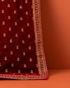 Manyavar Men Festive Red Velvet Dupatta