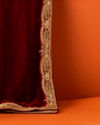 Manyavar Men Velvety Maroon Elegance Dupatta