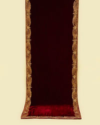 Manyavar Men Velvety Maroon Elegance Dupatta