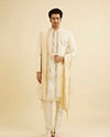 Manyavar Men Charming Beige Dupatta image number 0