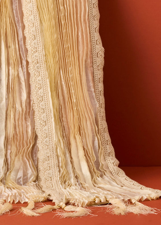 Manyavar Men Cream Elegance Dupatta