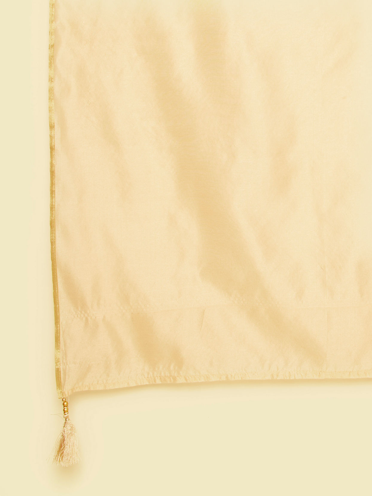 Manyavar Men Beige Chanderi Festive Dupatta