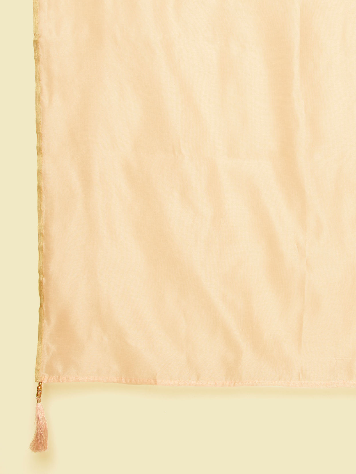 Manyavar Men Peach Chanderi Celebration Dupatta