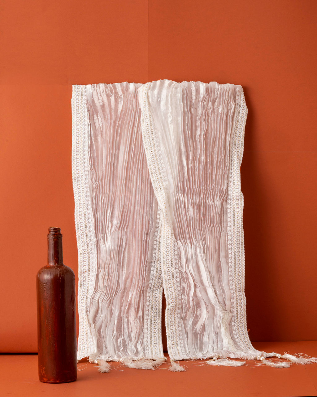 Manyavar Men Ethereal White Dupatta