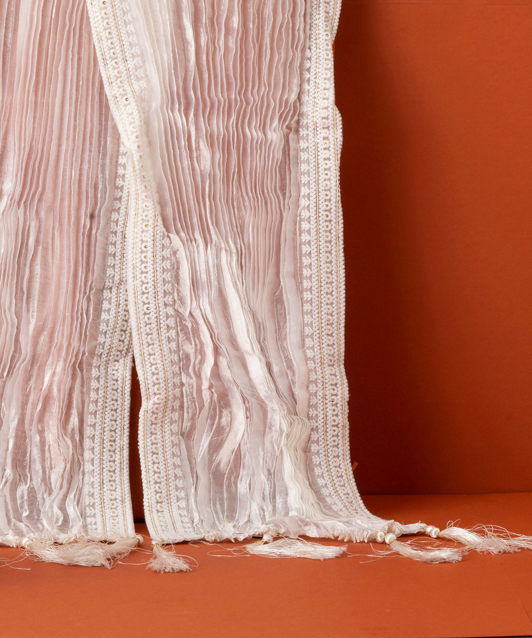 Manyavar Men Ethereal White Dupatta