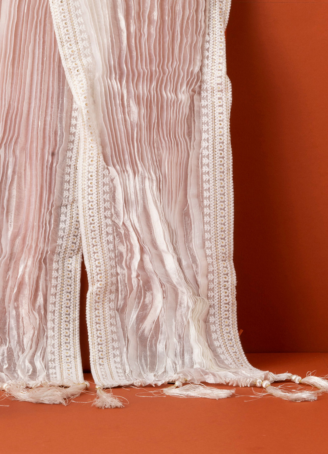 Manyavar Men Ethereal White Dupatta