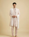 Manyavar Men Ethereal White Dupatta image number 2