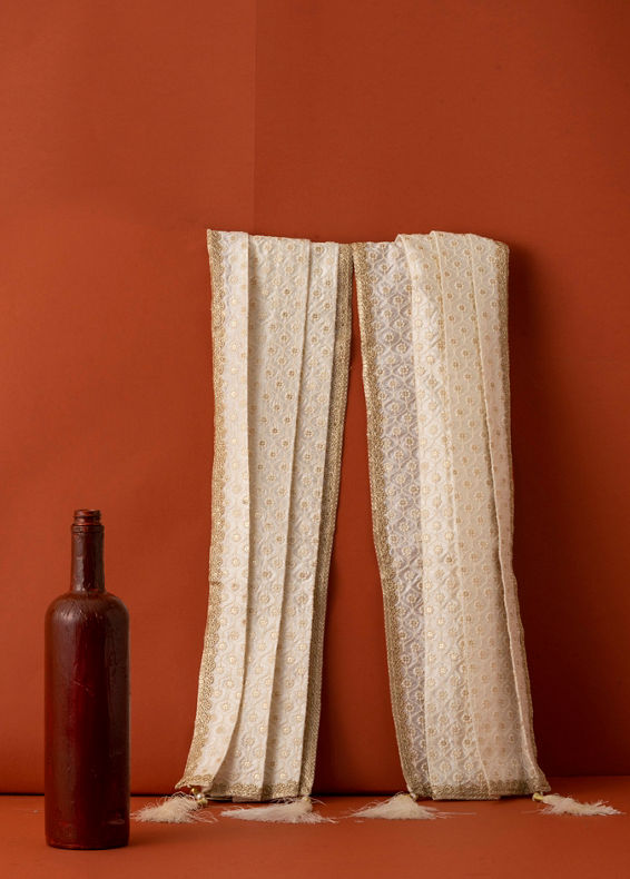 Manyavar Men Cream Elegance Dupatta