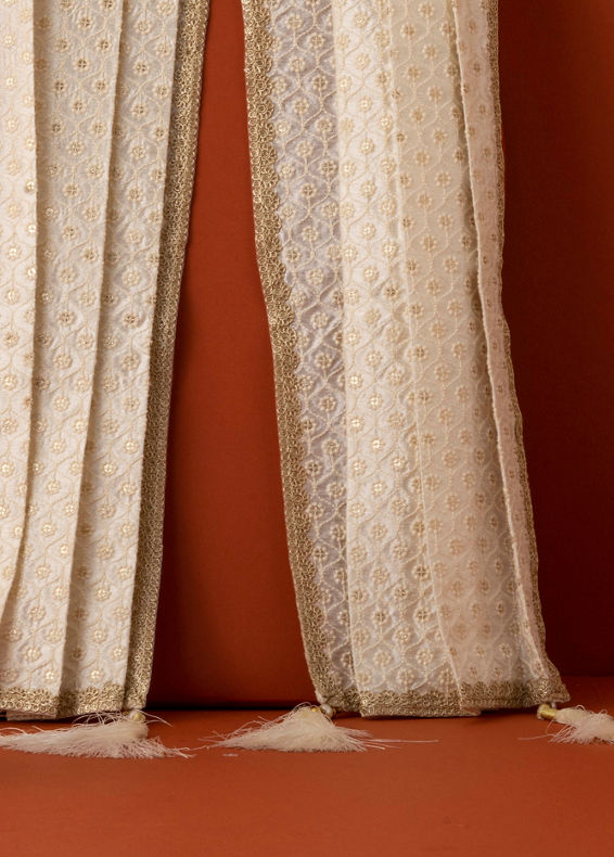 Manyavar Men Cream Elegance Dupatta