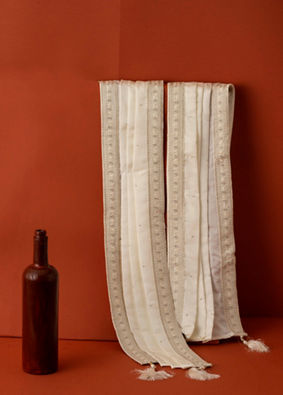 Manyavar Men Elegant Cream Dupatta