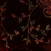 Maroon Velvet Dupatta with Embroidery