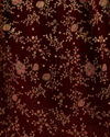 Manyavar Men Maroon Velvet Dupatta with Embroidery
