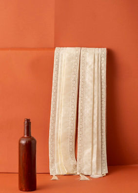 Manyavar Men Elegant Cream Dupatta