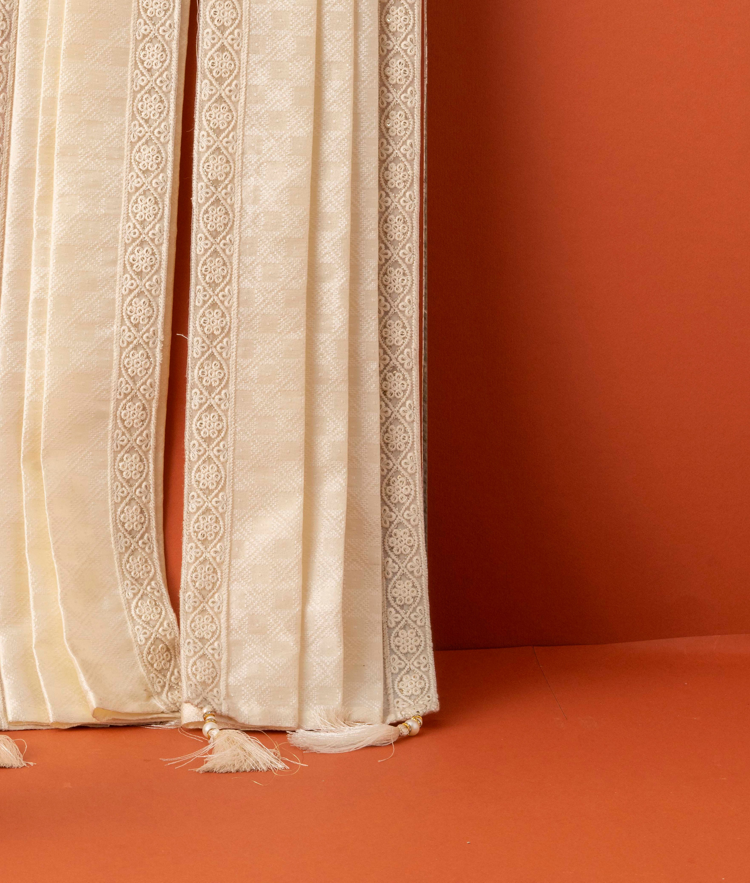 Manyavar Men Elegant Cream Dupatta