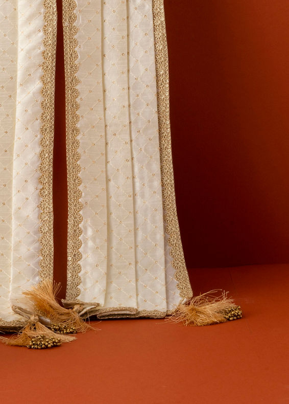 Manyavar Men Elegant Cream Dupatta