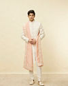 Soft Peach Sequin and Stone Work Dupatta image number 2