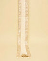 Manyavar Men Snow White Gota Patti Bordered Stole