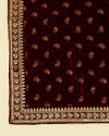 alt message - Manyavar Men Maroon Paisley Motif Dupatta image number 1