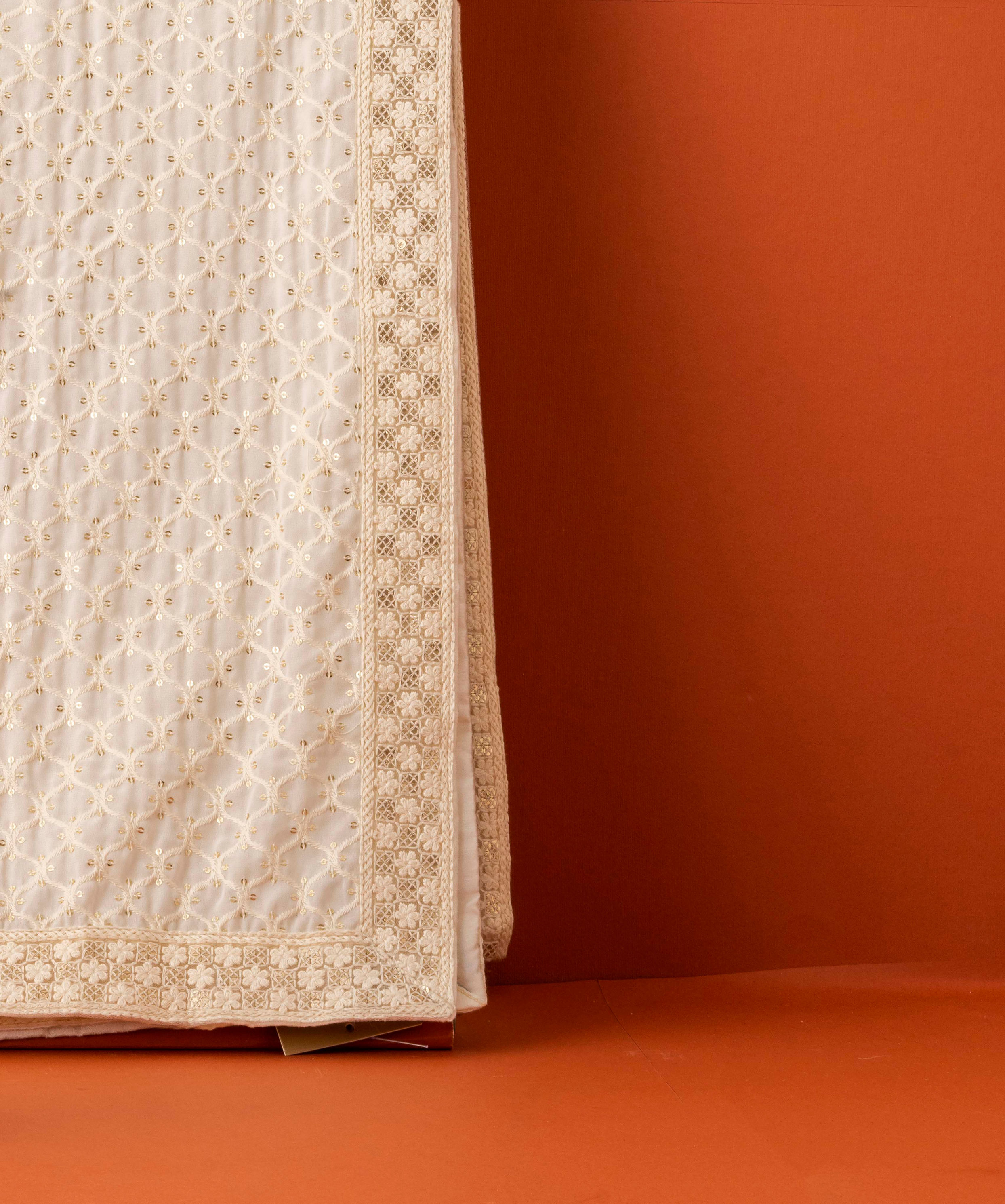 Manyavar Men Cream Georgette Dupatta