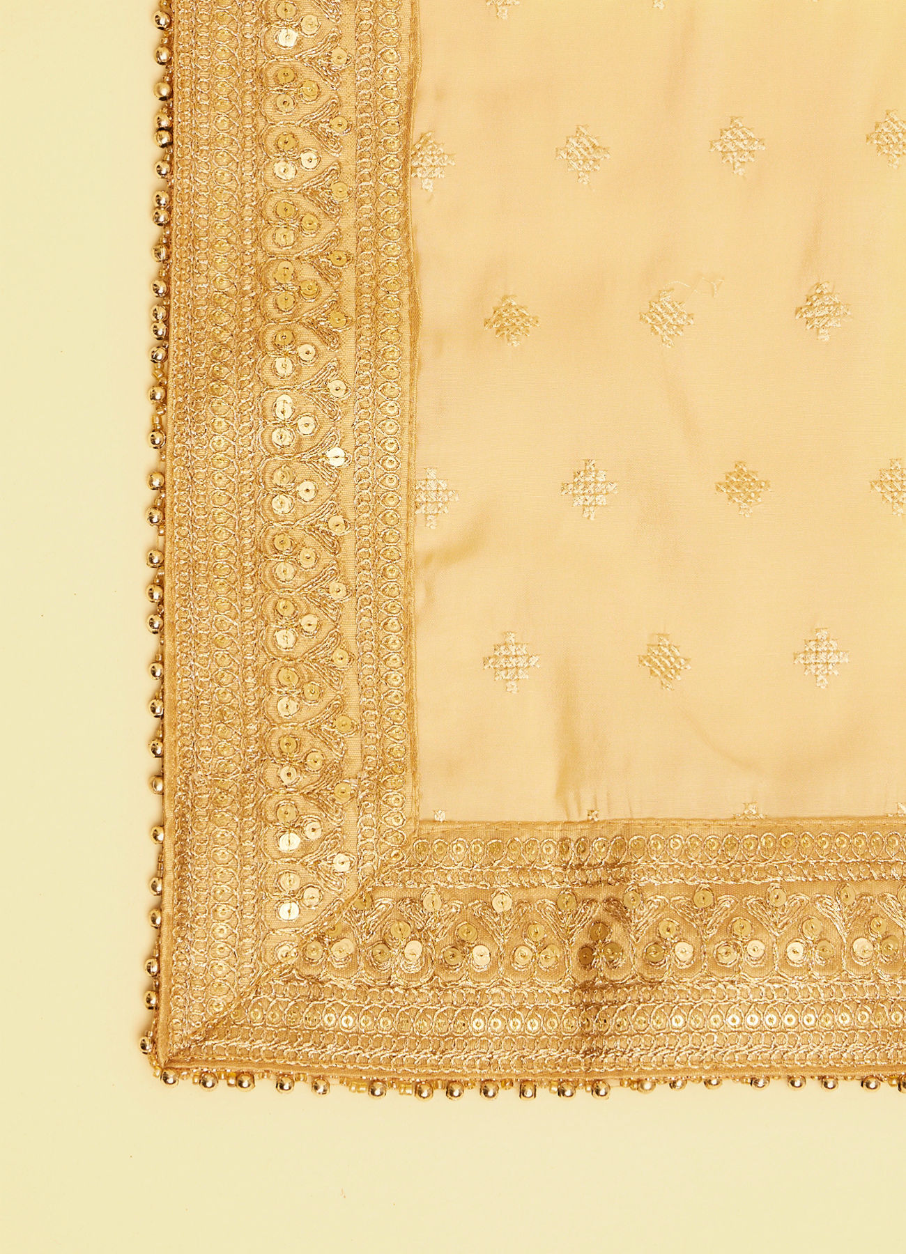 Manyavar Men Beige Sophisticated Dupatta