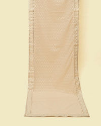 Manyavar Men Pink Self Embroidered Stole