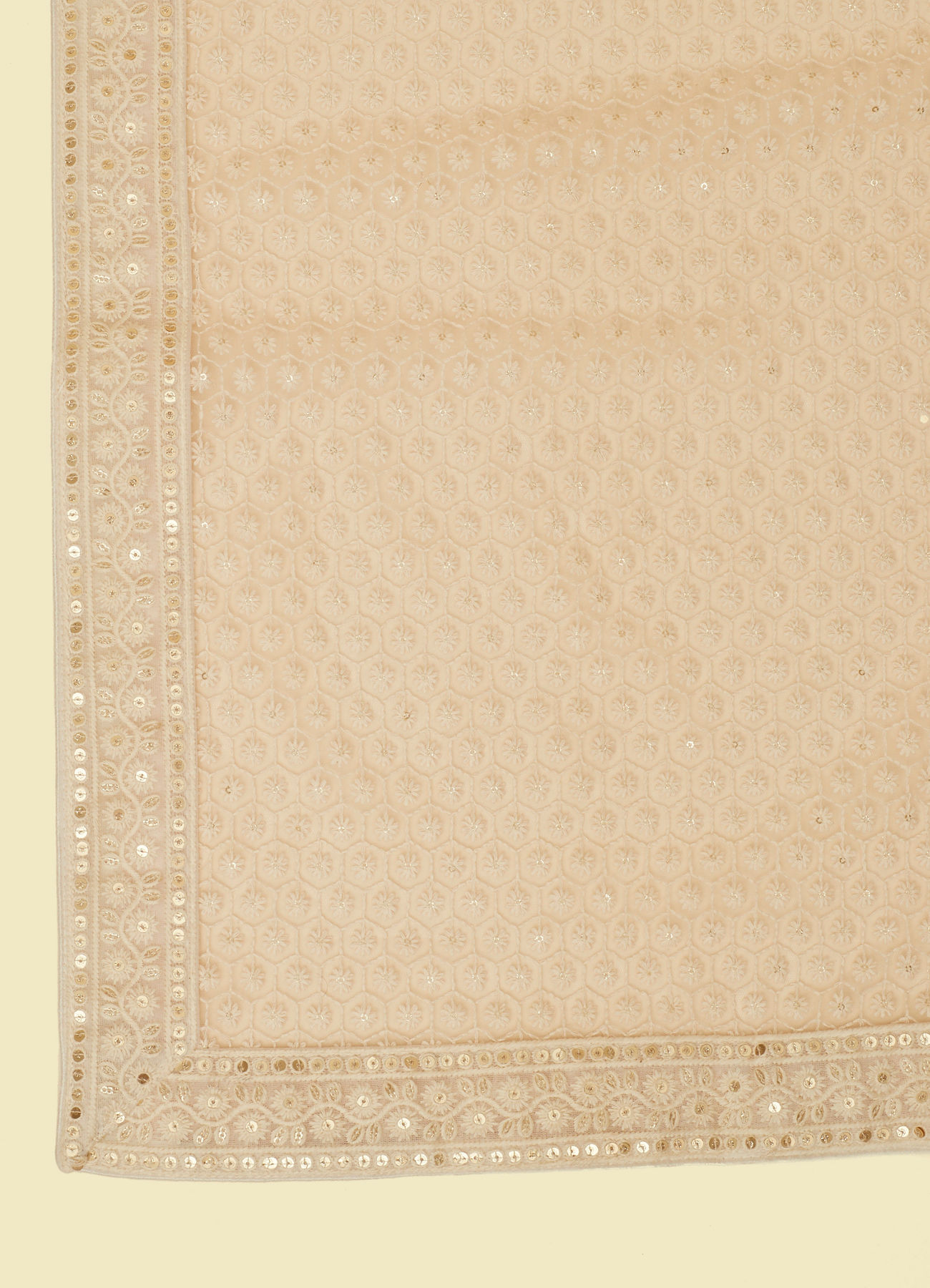 Manyavar Men Pink Self Embroidered Stole