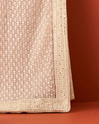 Manyavar Men Pink Net Dupatta