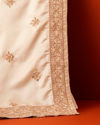 Manyavar Men Beige Sequin Satin Dupatta
