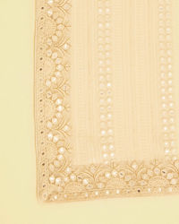 Manyavar Men Exquisite Cream Dupatta