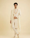 Manyavar Men Creamy Radiance Dupatta image number 0