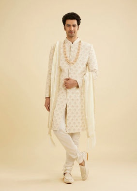 Manyavar Men Creamy Radiance Dupatta