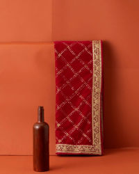 Manyavar Men Rani Velvet Dupatta