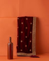 Manyavar Men Maroon Velvet Dupatta