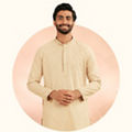 Beige Kurta