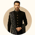 Black Sherwani