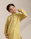 Manyavar Boys Boys Illuminating Yellow Kurta Set