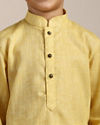 Manyavar Boys Boys Illuminating Yellow Kurta Set