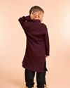 Manyavar Boys Elegant Wine Kurta Pajama