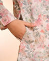 Manyavar Boys Peach Elegance Kurta Pajama
