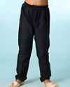 Manyavar Boys Classic Black Ensemble Kurta Pajama