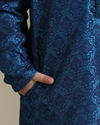 Manyavar Boys Boys Blue Embroidered Kurta Set